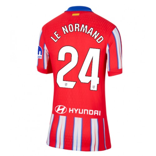 Dámy Fotbalový dres Atletico Madrid Robin Le Normand #24 2024-25 Domácí Krátký Rukáv